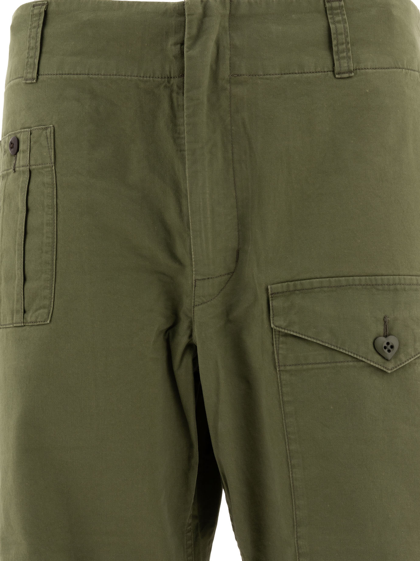 HUMAN MADE Green Straight-leg cargo trousers